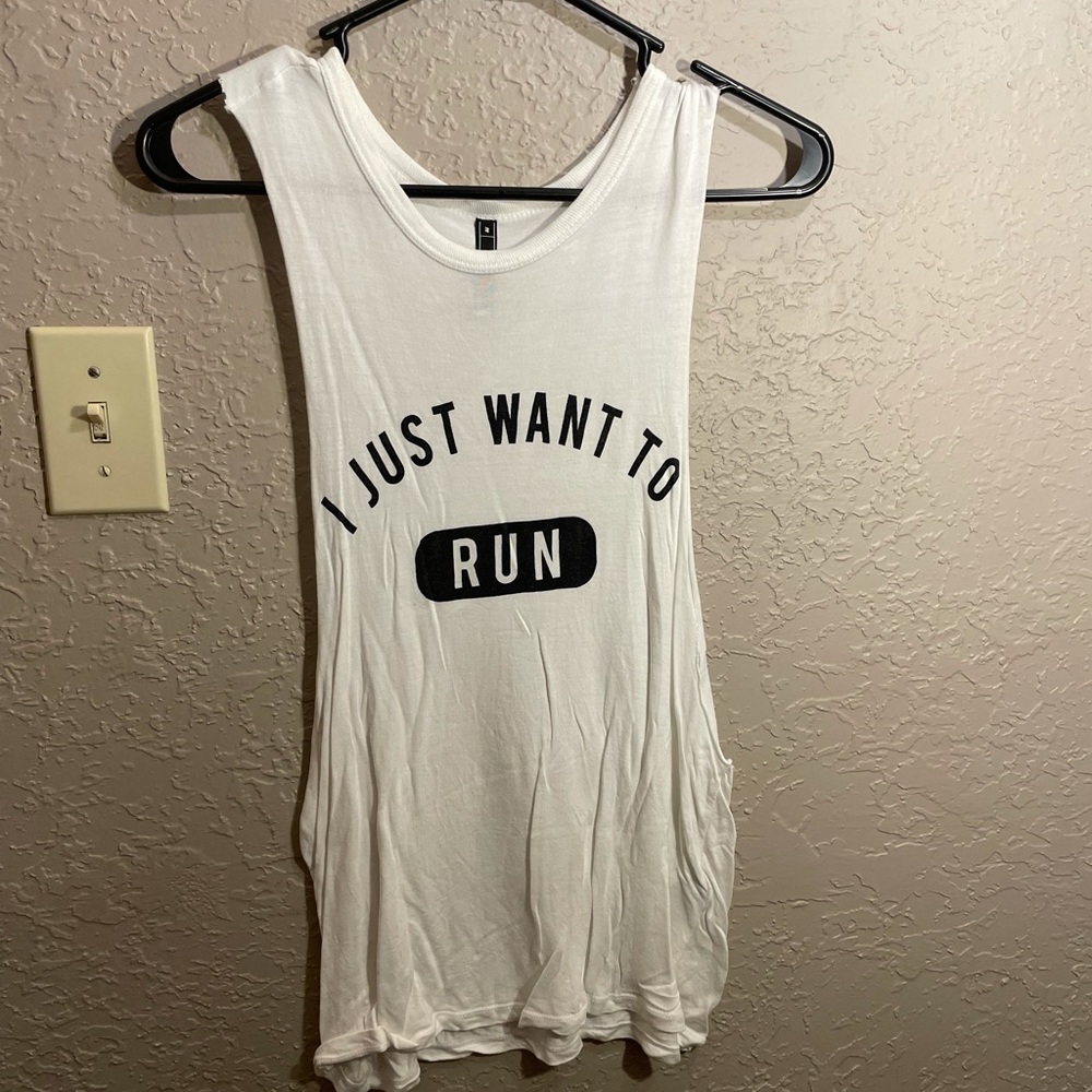 White tank top